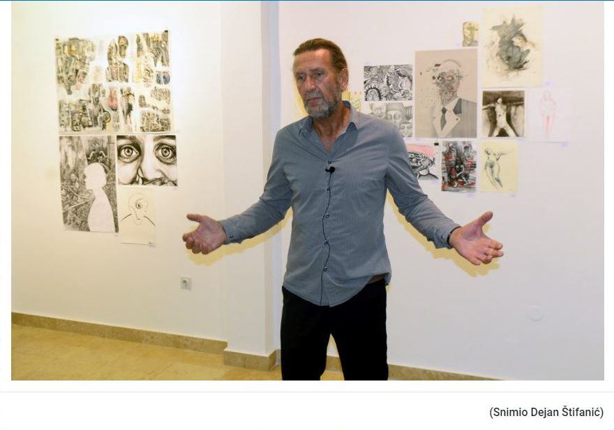 Fotografija s otvorenja izložbe