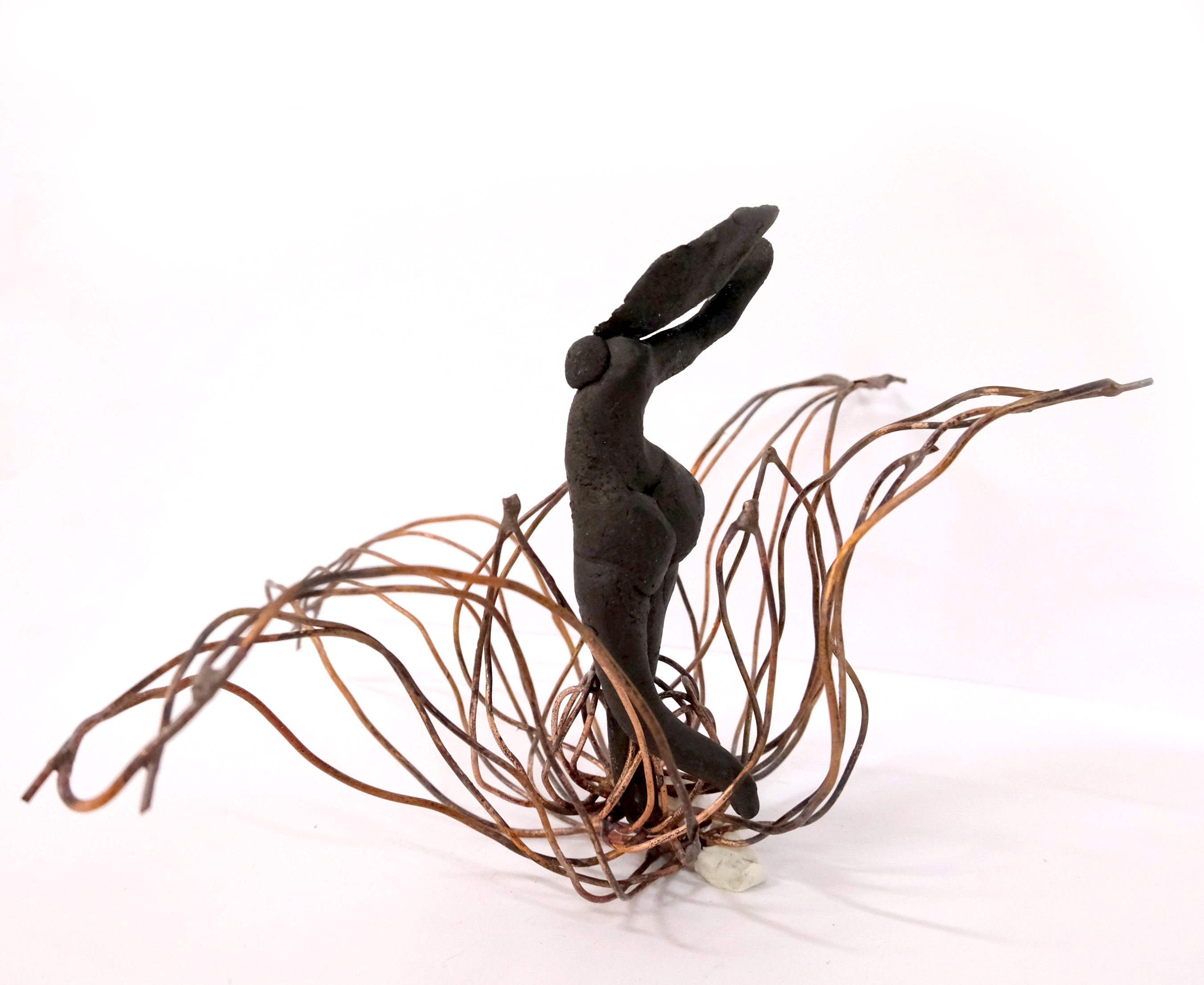 Skica - Cvjetna Venera, terracotta, bakar