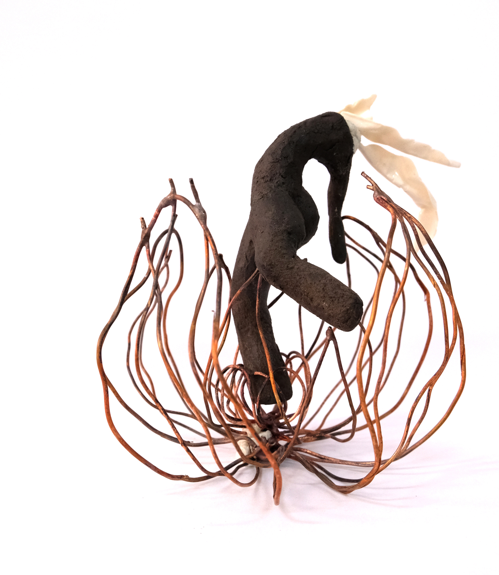 Skica - Cvjetna Venera, terracotta, bakar, porculan