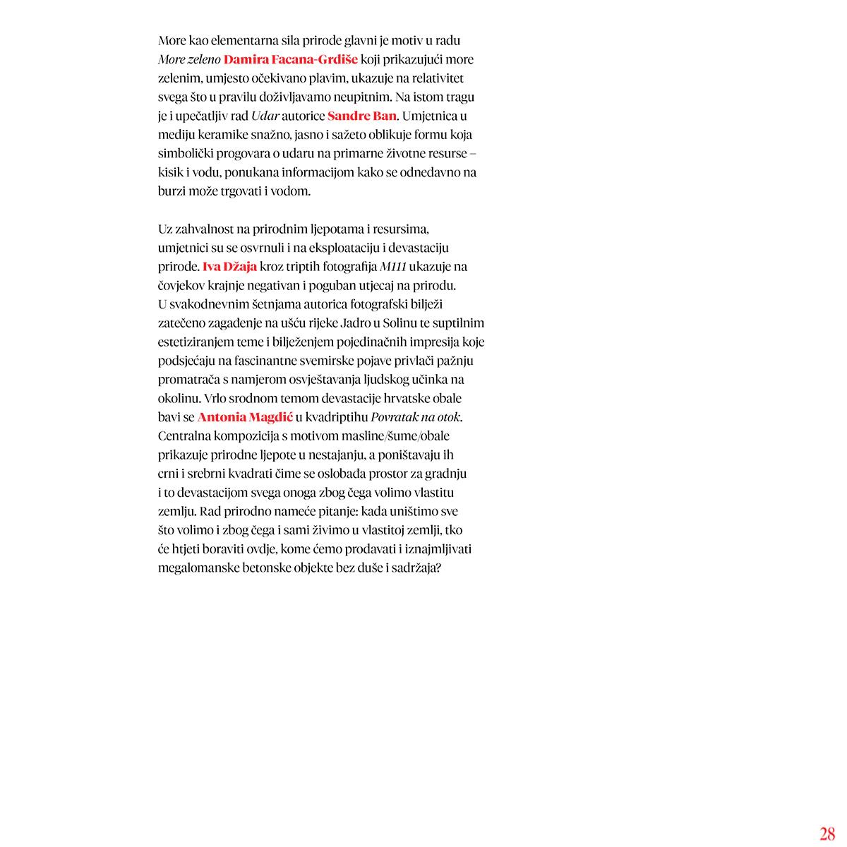 Iz kataloga izložbe Sva lica Hrvatske