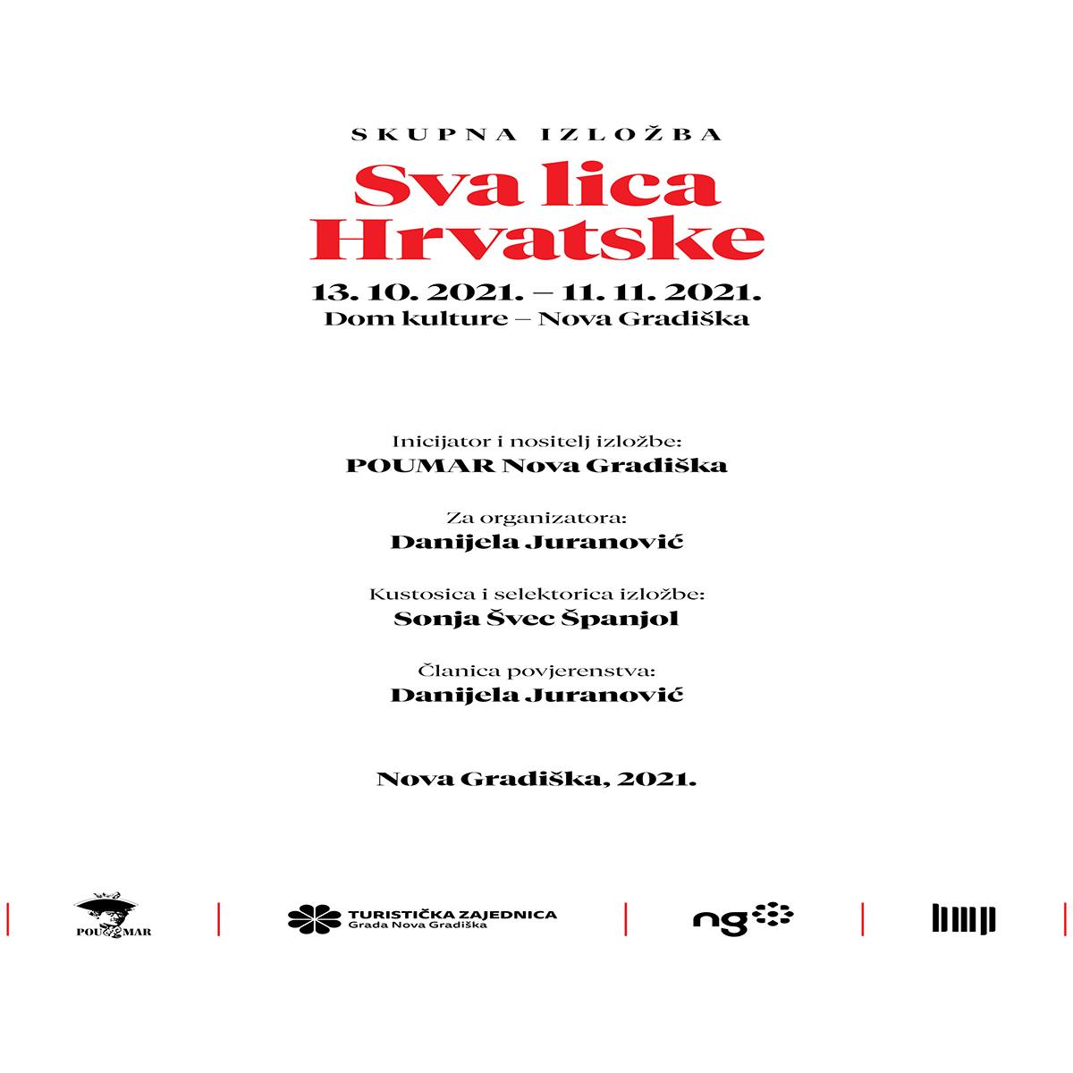 Katalog izložbe Sva lica Hrvatske