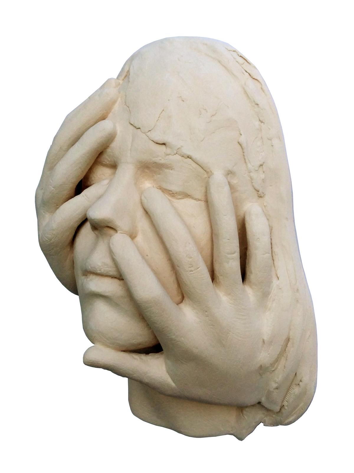 Fade away, 29x20x14cm, terracotta, 2020.