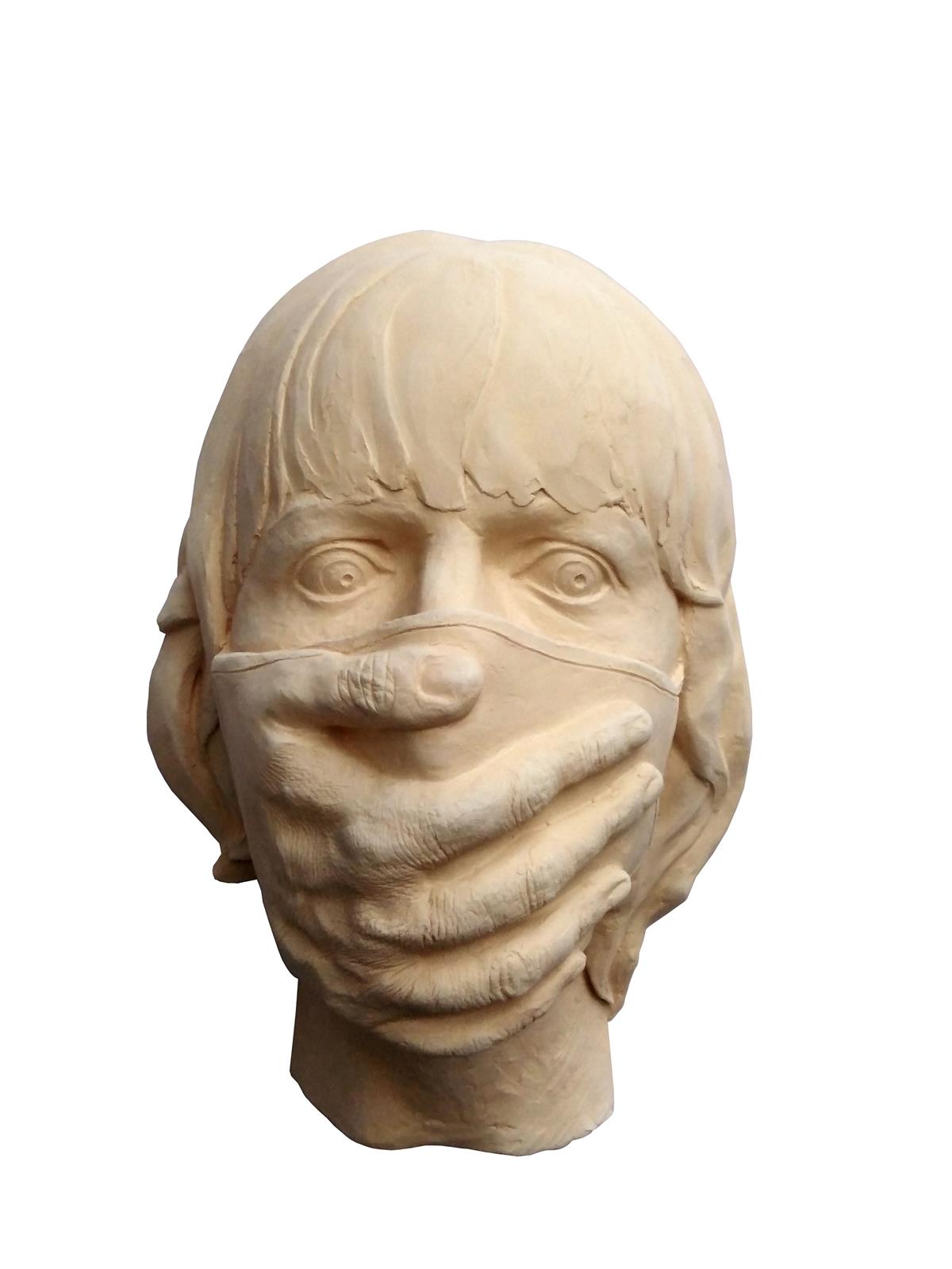 New normal, 27x18x13cm, terracotta, 2021.