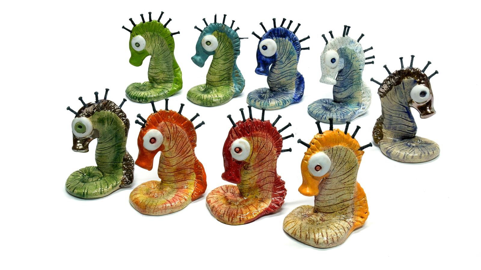 Morski konjići, keramika, 10x6x11cm