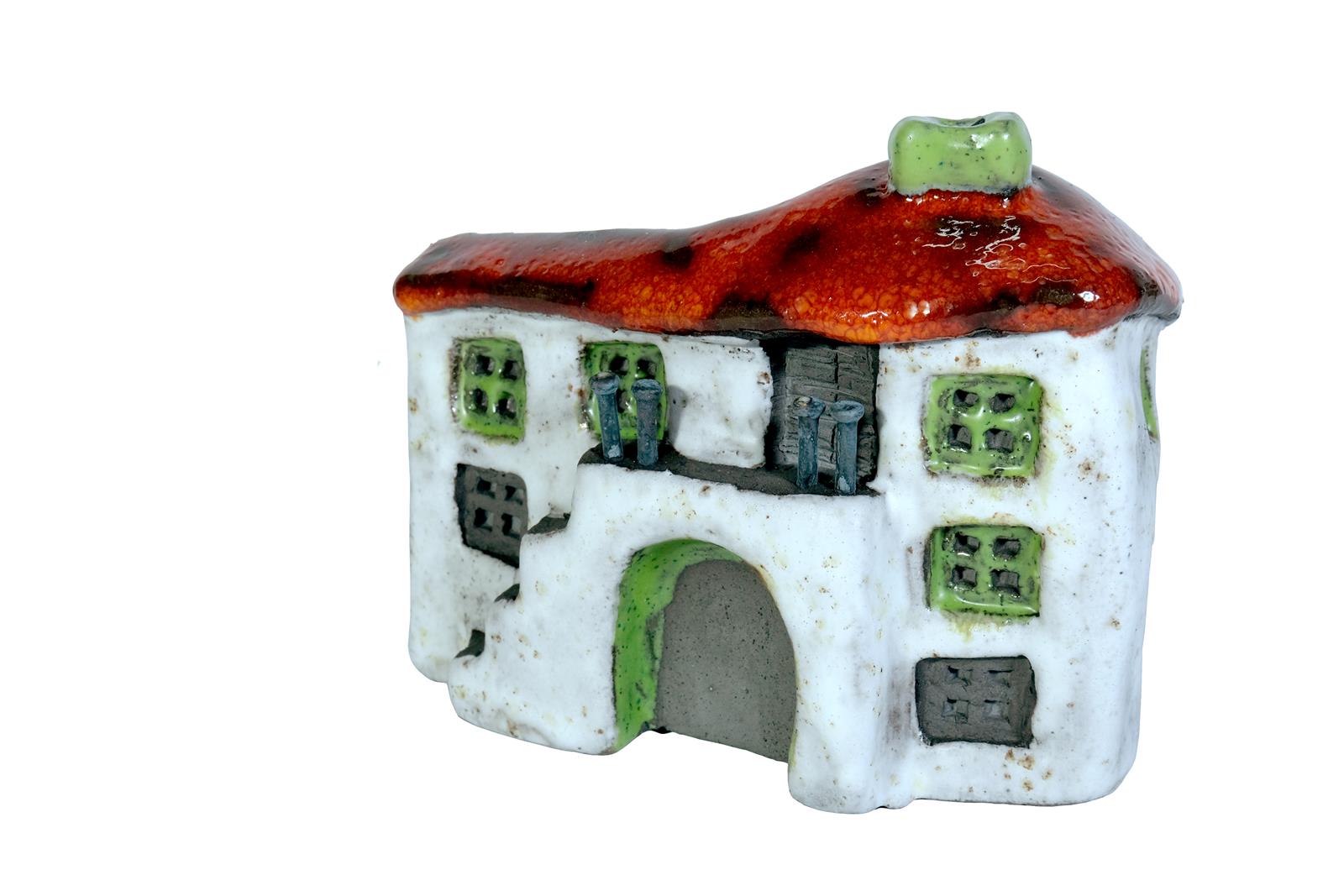 Kućica, keramika, 12x7x8 cm
