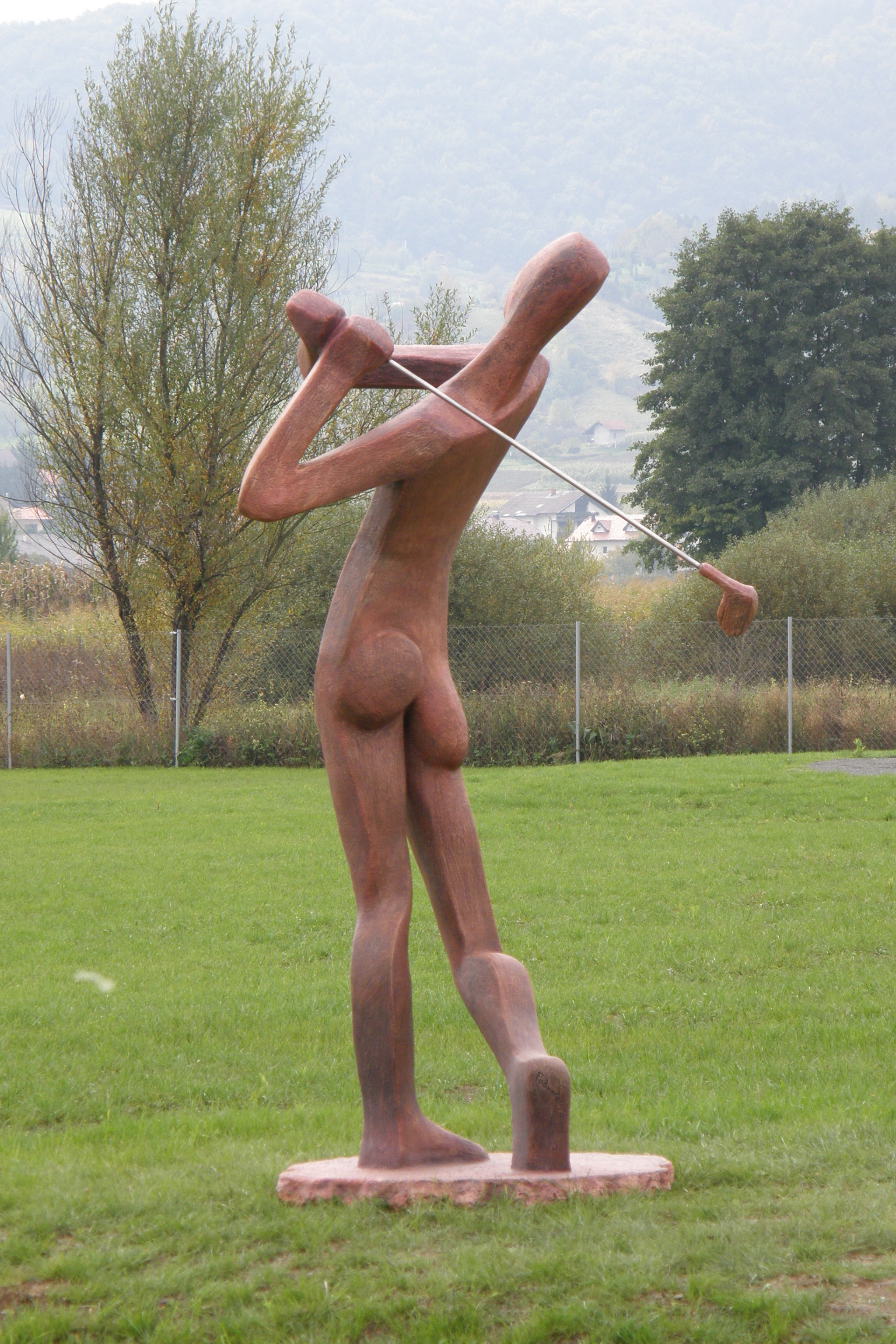 GOLFER, 120x80x220cm, Samobor, 2010.