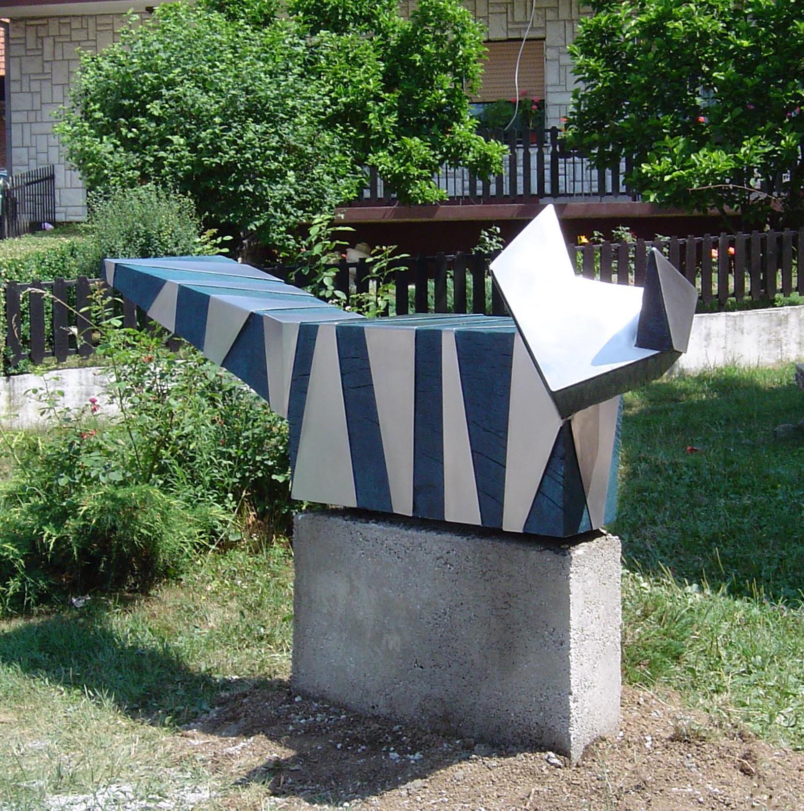 MAČKA, 80x67x224cm, Pušća, 2003.