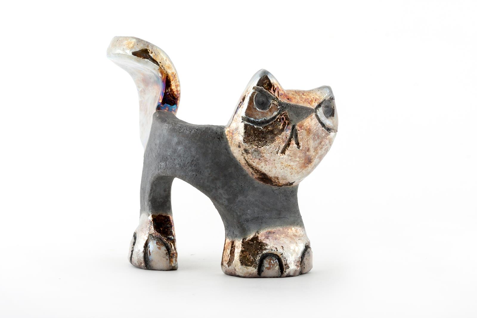 Mačka, keramika, 14x6x12cm