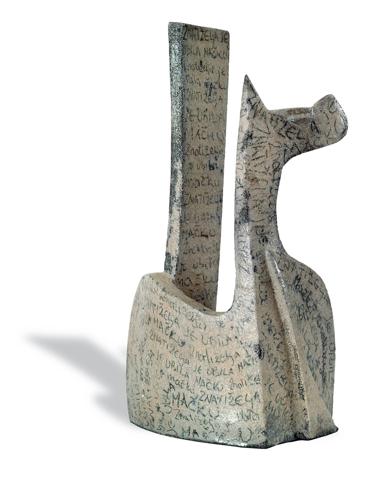 11x19x32cm, raku keramika, 2004.