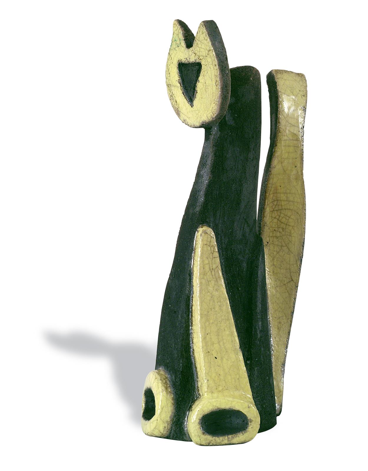 11x16x31cm, raku keramika, 2004.