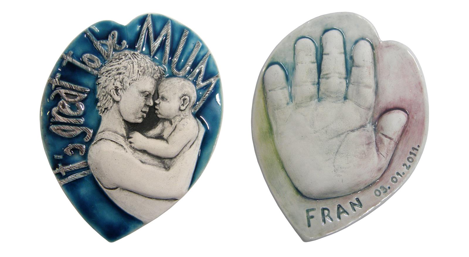 It's great to be a mum, 104x80x10mm, keramika, 2017.