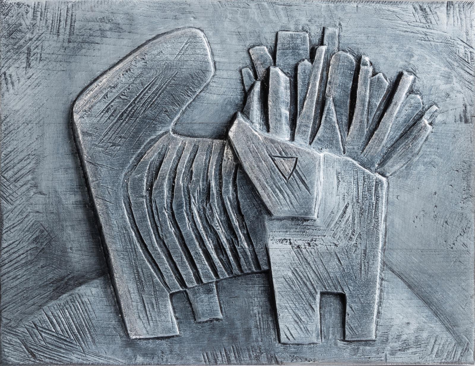 45x34x1,8cm, drvo, 2018.