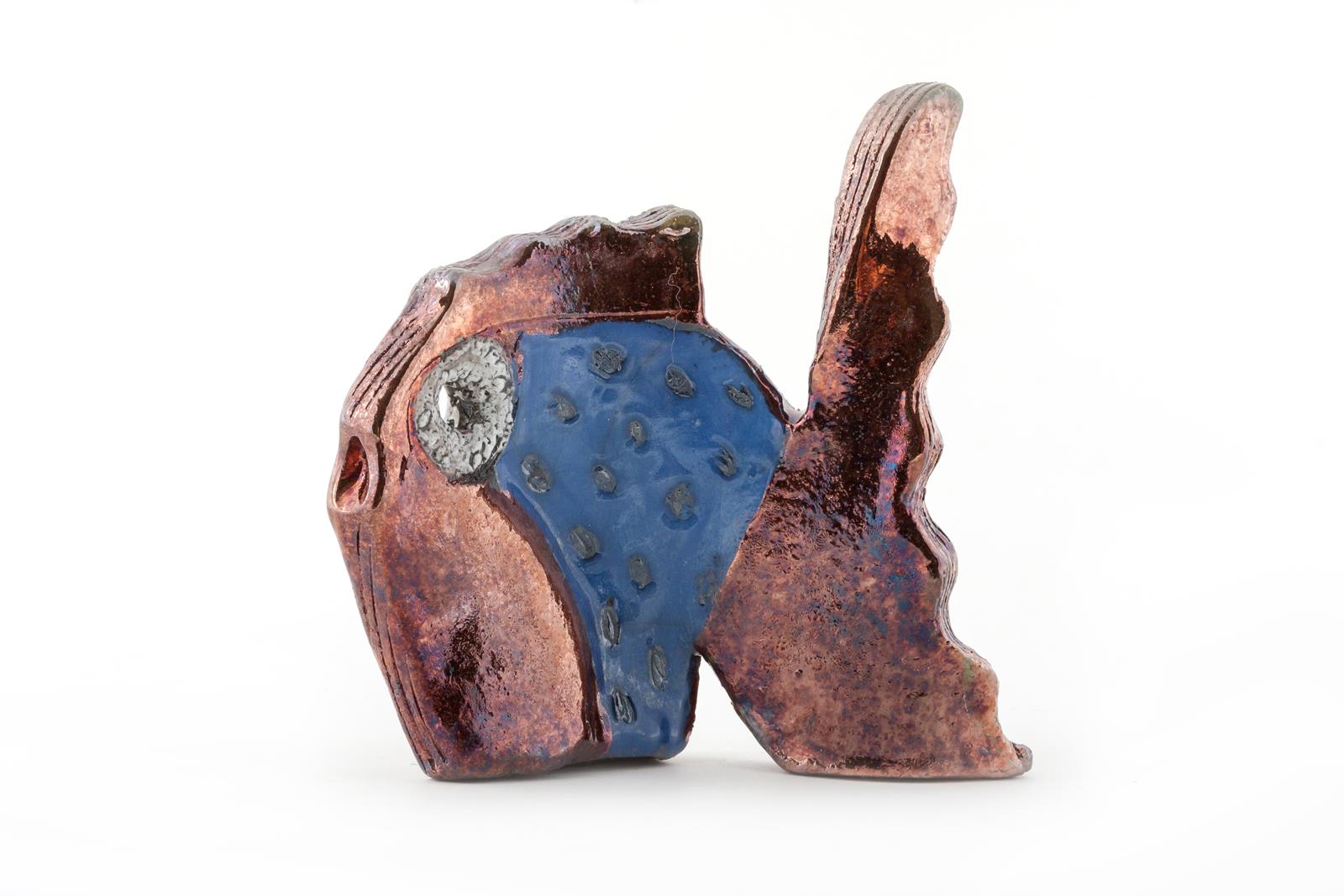 Riba, keramika, 13x5x13cm