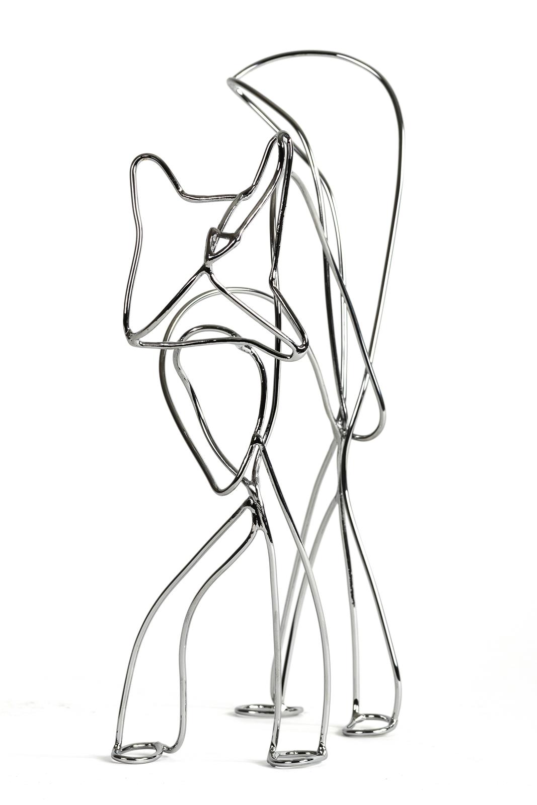 10x20x25cm, kromirani mesing, 2018.