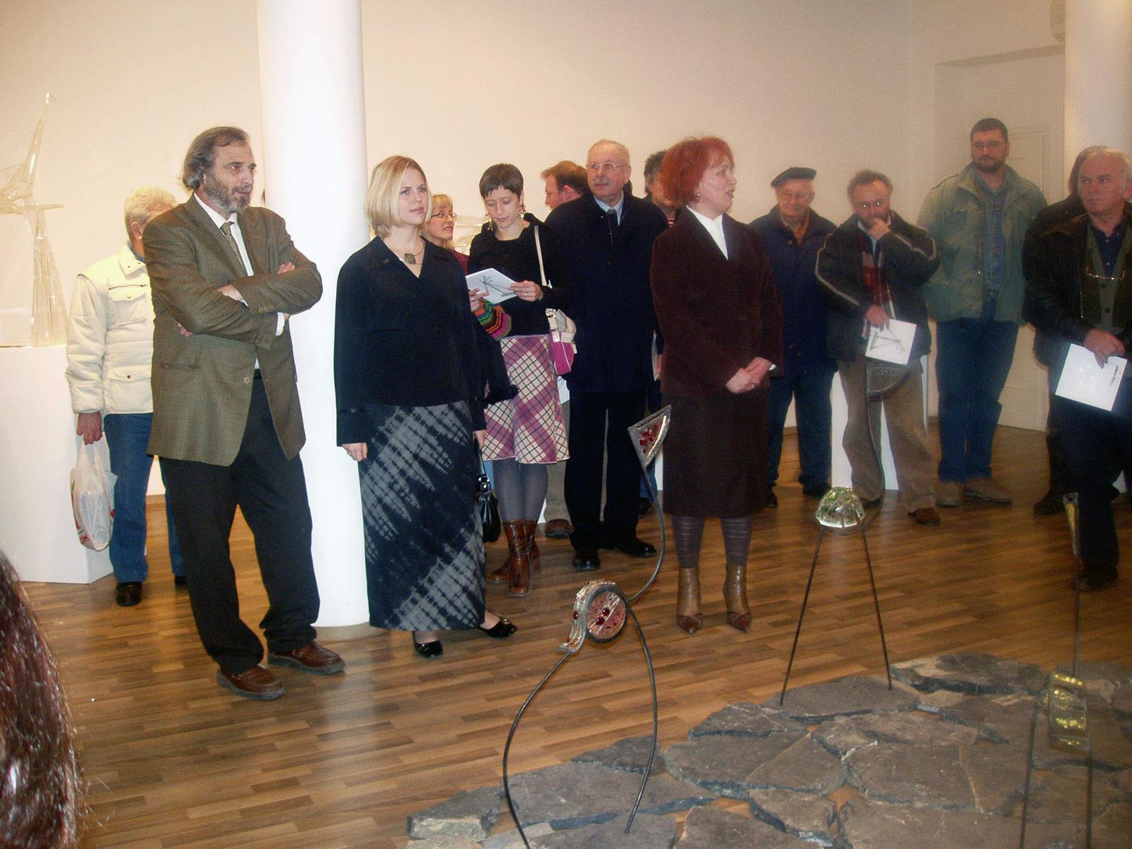 Otvorenje izložbe Ptice u Galeriji Razvid u Zaprešiću 2005.