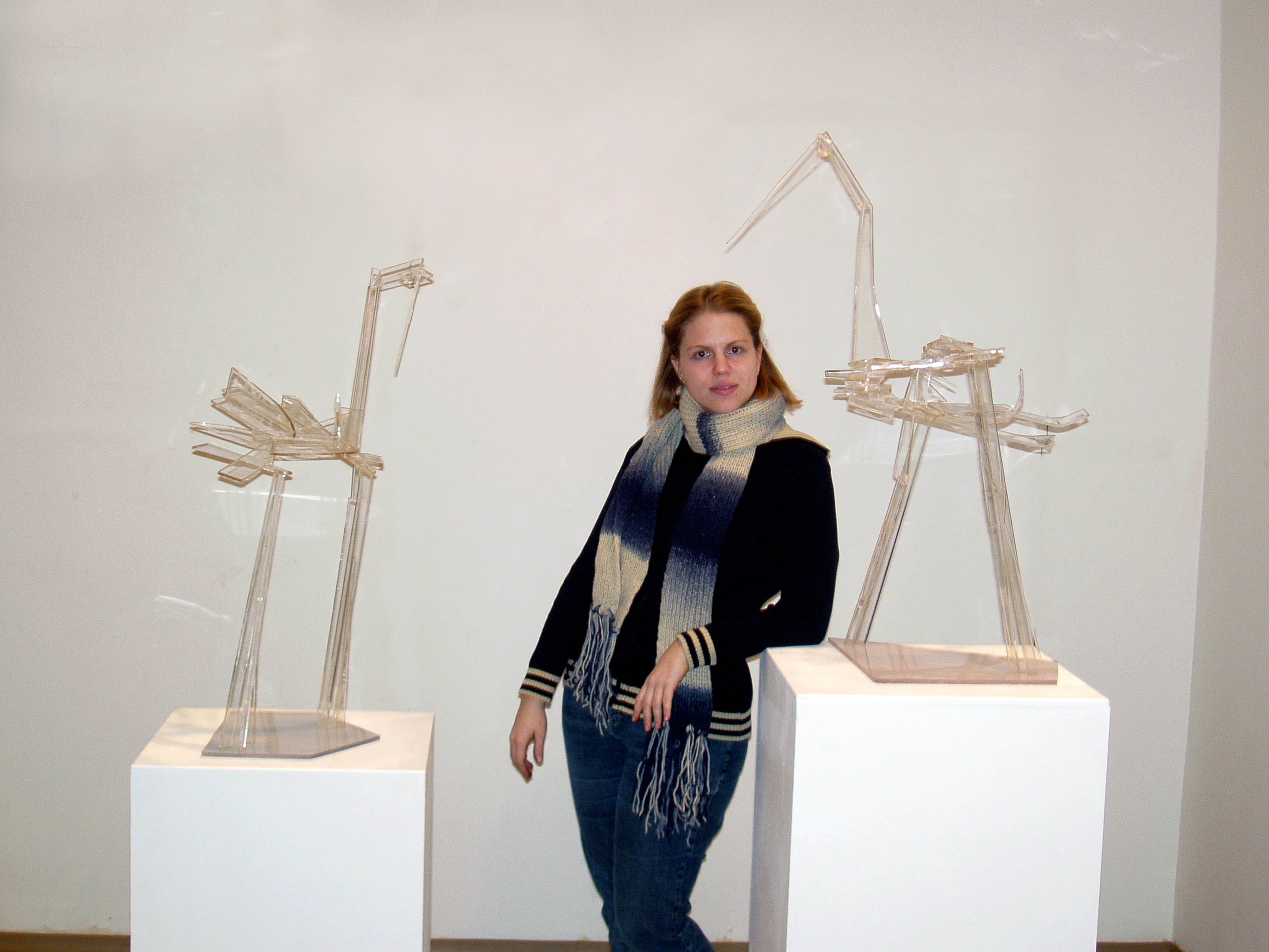 Izložba Ptice u Galeriji Razvid u Zaprešiću 2005.