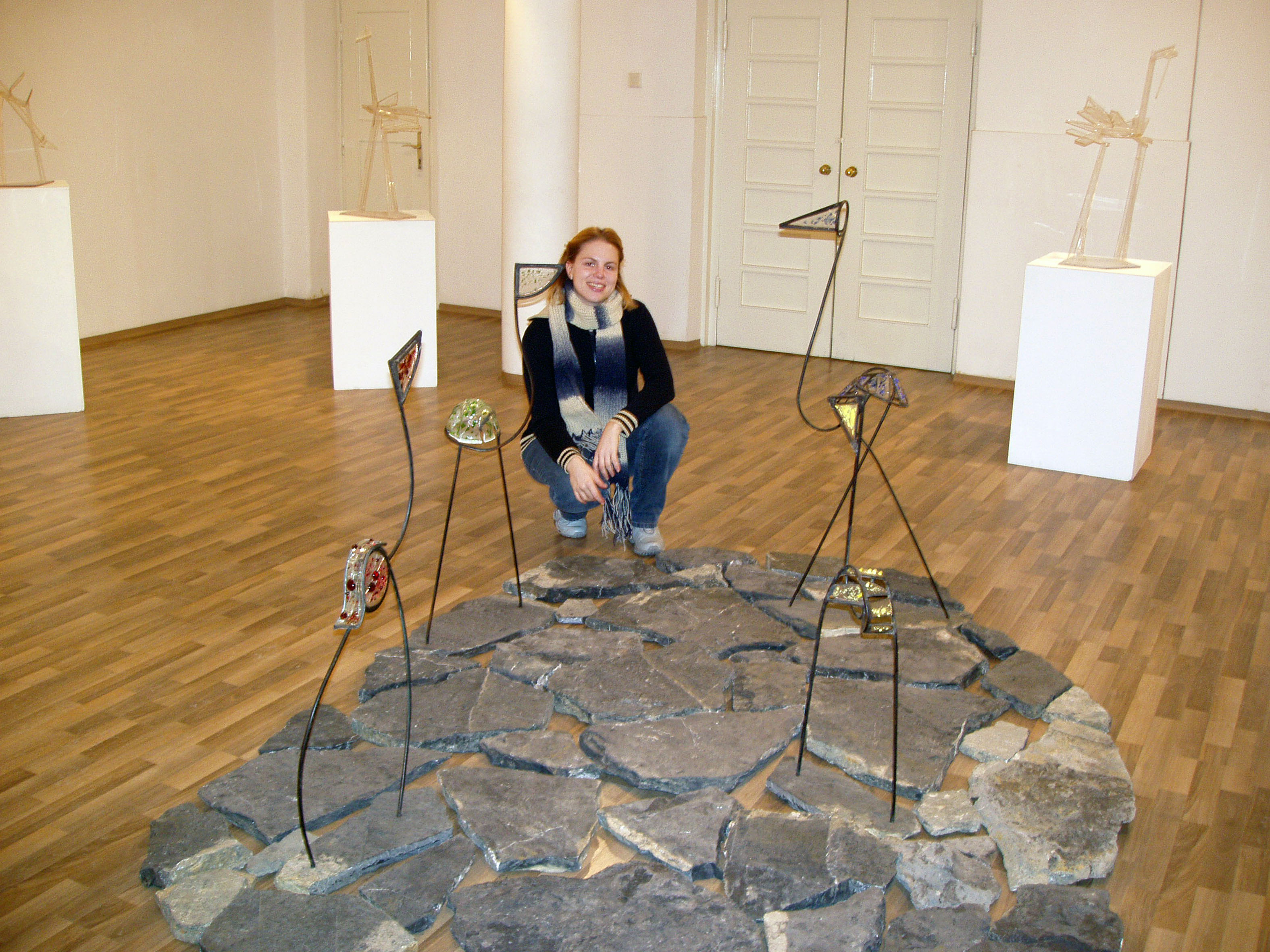 Izložba Ptice u Galeriji Razvid u Zaprešiću 2005.