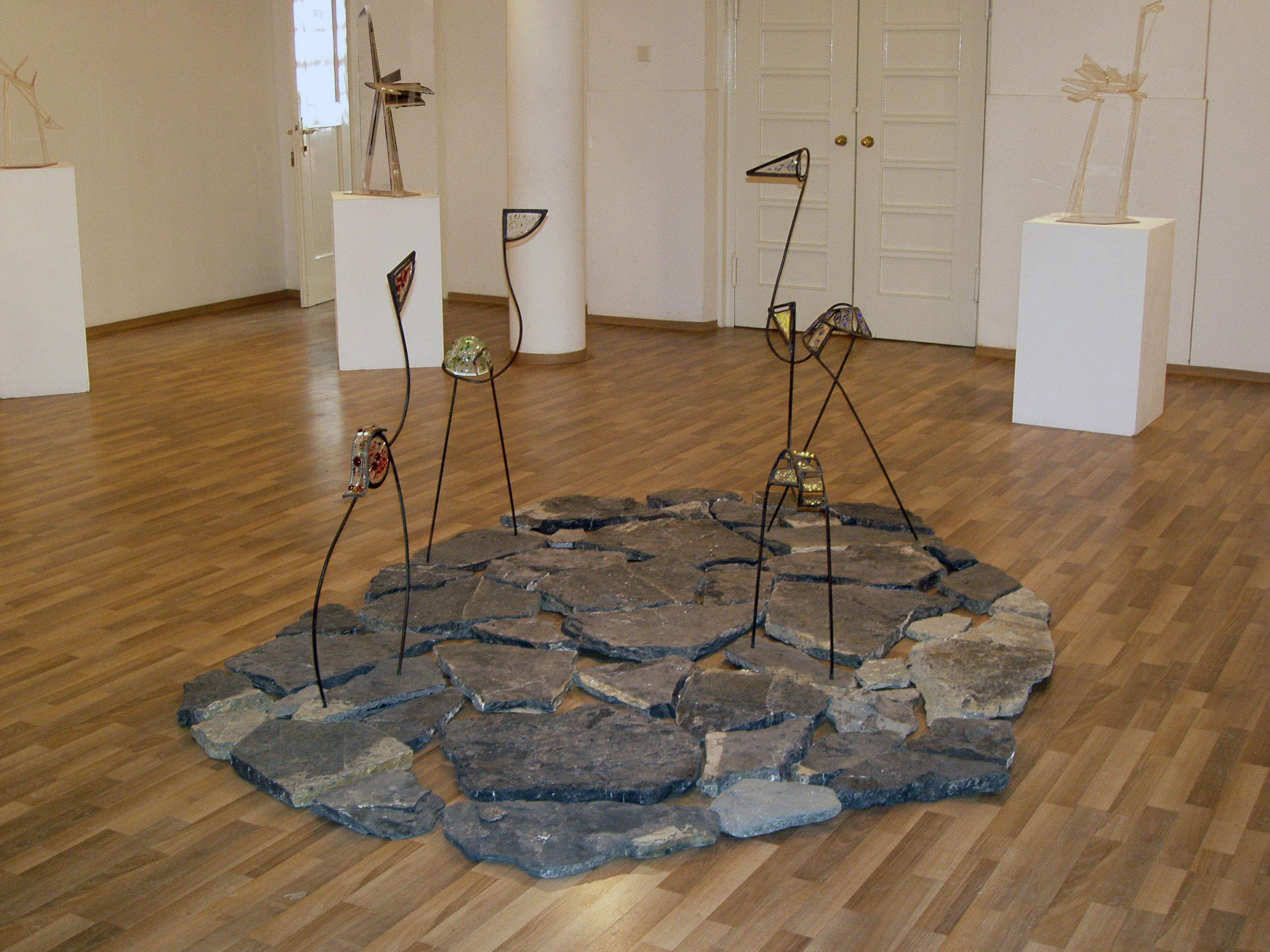 Izložba Ptice u Galeriji Razvid u Zaprešiću 2005.