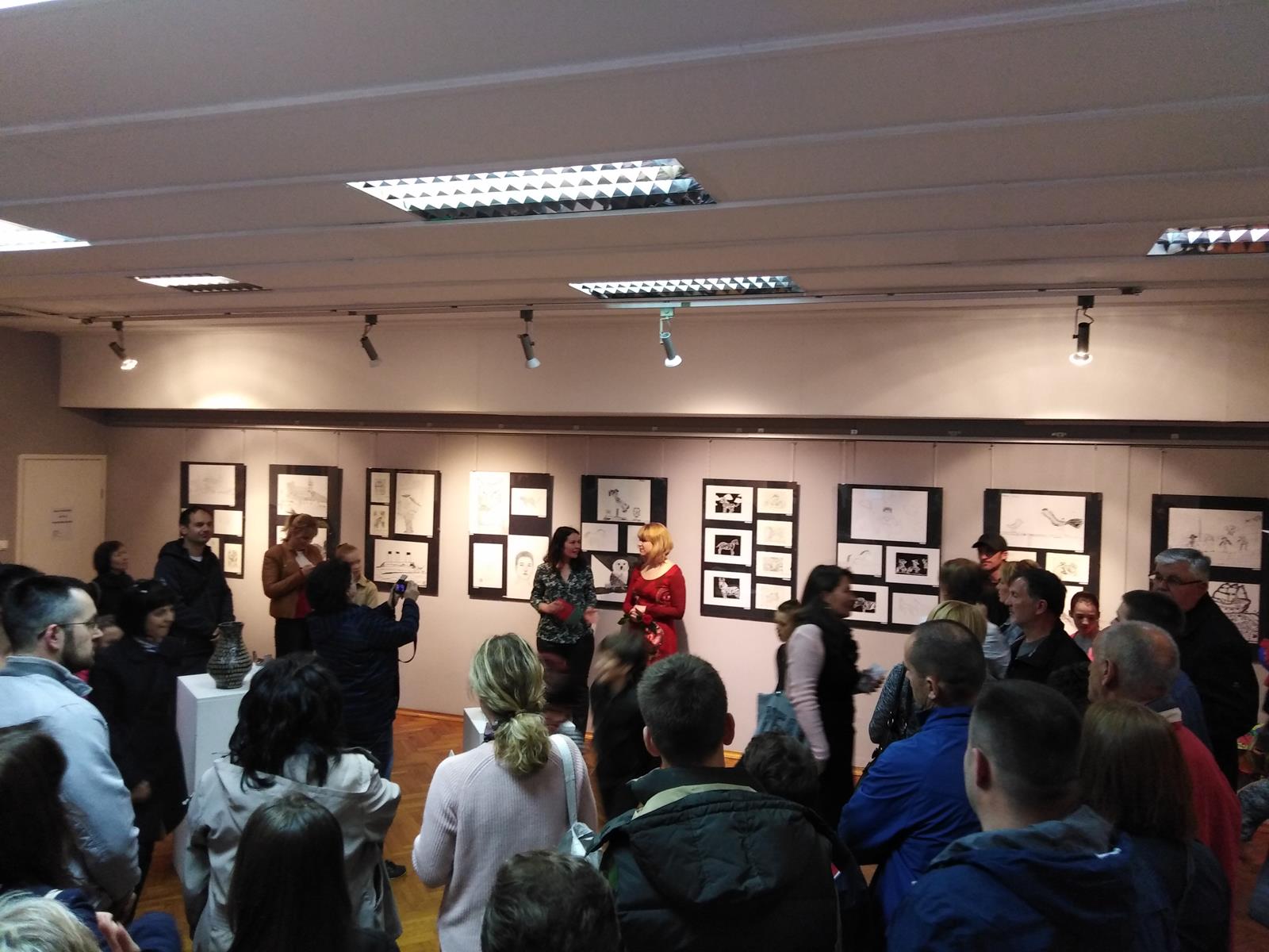 Godišnja izložba 2019., otvorenje, Galerija Prica