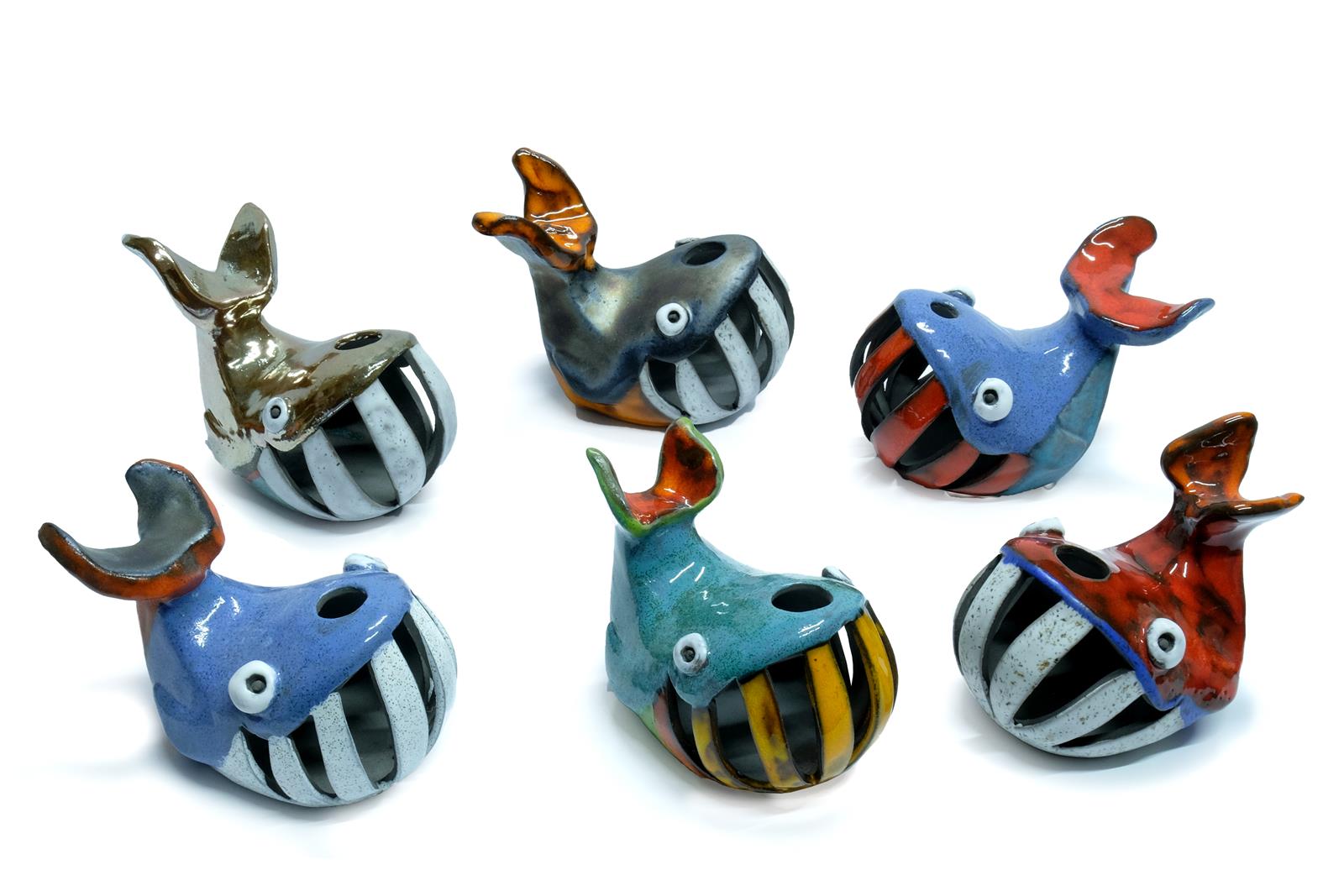 Svijećnjak kit, keramika, 16x9x16cm