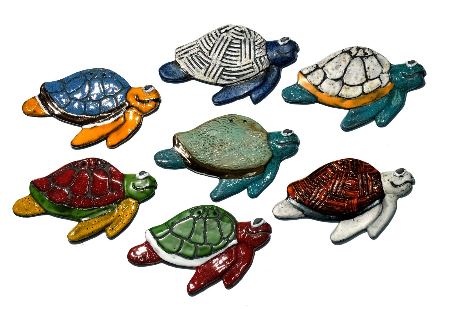 Kornjaće, reljef, keramika, 18x11x2cm